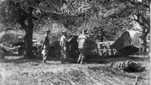 An inflatable aircraft of the U.S. Ghost Army in World War II