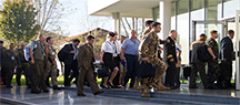 Conferees attending the NATO Lessons Learned Conferencde 2015