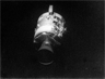 The damaged Apollo 13 Service Module, as seen from the command module