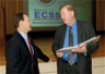 Ross Marshall and Don Pugh at the kickoff meeting for the Expeditionary Combat Support System (ECSS) at Tinker Air Force Base