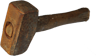 A mallet. The same object can be either a tool or a weapon