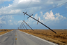Power poles after Hurricane Rita, 2005