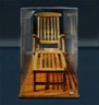 An actual deck chair recovered from the sunken liner Titanic