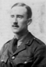 J. R. R. Tolkien (aged 24) in army uniform. Photograph taken in 1916.