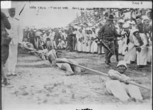 Navy vs. Marine Corps tug of war in Vera Cruz, Mexico ca. 1910-1915