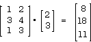 An example of a matrix