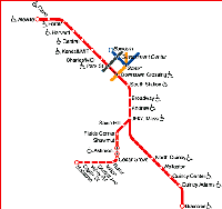 Red
line map