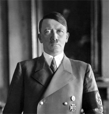 Adolf Hitler, dictator of Germany and leader of the Nazi party 1934-1945