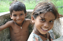 Smiling children. Nobody knows how to smile like kids do.