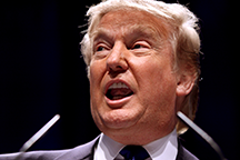 Donald Trump, a candidate for the nomination of the Republican Party for President in 2016