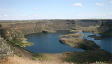 Dry Falls, in Grand County, Washington State