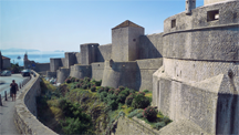 The city walls of Dubrovnik, Croatia