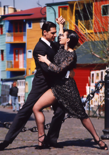 Gachi Fernandez and Sergio Cortazzo, professional tango couple