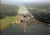 The Gatun Locks of the Panama Canal