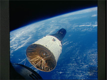 Gemini 7 as seen from Gemini 6