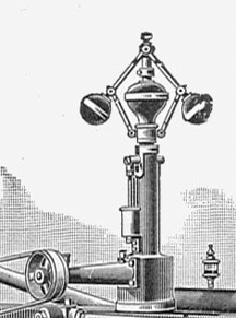 A centrifugal governor