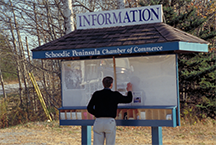 Using an information kiosk