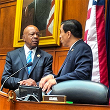 Rep. Elijah Cummings and Rep. Darryl Issa