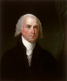 James Madison, author of the Bill of Rights