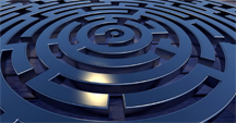A labyrinth. It's a good metaphor for what toxic disrupters try to erect in the path of the group.