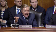 Senator Lindsey Graham (R-South Carolina) speaks at a recent Senate hearing