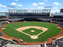 Oakland Coliseum, home field of the Oakland A's