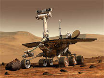 The robotic explorer Opportunity