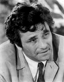 Peter Falk as Columbo in a 1973 publicity photo