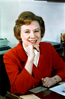 Rosemary Woods, President Richard Nixon's personal secretary