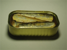 A can of sardines — what many of us feel like on board a modern airliner