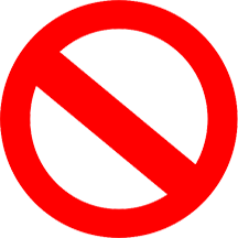 Image result for say no icon