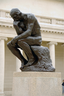 "The Thinker," by Auguste Rodin