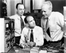 John Bardeen, William Shockley and Walter Brattain, the inventors of the transistor, 1948