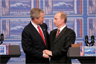 President George W. Bush and President Vladimir Putin