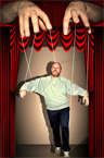 A human marionette