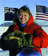 Dr. Jerri Nielsen at Amundsen-Scott South Pole Station in 1999