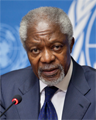 UN Secretary General Kofi Annan of Ghana