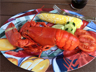 A lobster dinner