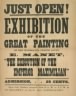 Handbill for the exhibition of Manet's The Execution of Emperor Maximilian
