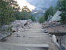 A view from the false summit of the Manitou incline in Colorado