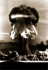 The mushroom cloud from the Grable test of 1953