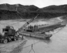 Erecting a floating bridge in Korea (1952)