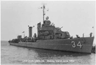 The USS Doyle as DMS-34, when she played The Caine