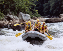 White water rafting