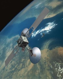 A NASA communications satellite